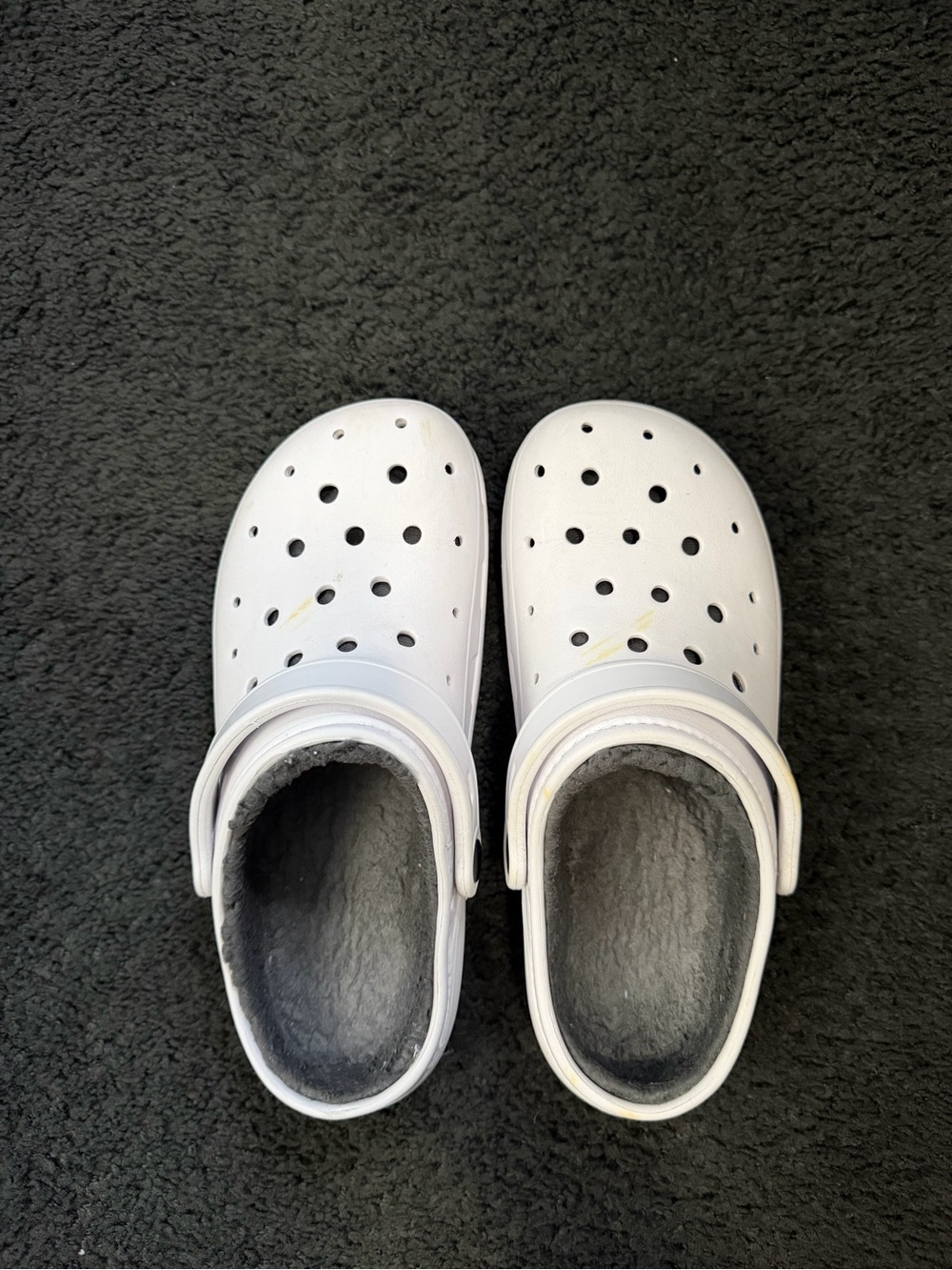 Time and Tru White Croc Like Shoes